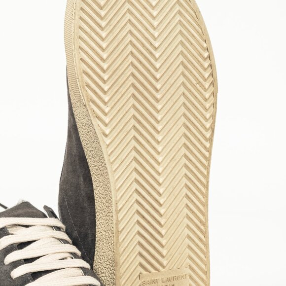 Saint Laurent Court Classic SL/06 "Black" Distressed Signature Low-Top Sneakers - Picture 5 of 12